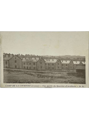 La Courtine – Camp militaire, quartier d’artillerie – CPA 1923