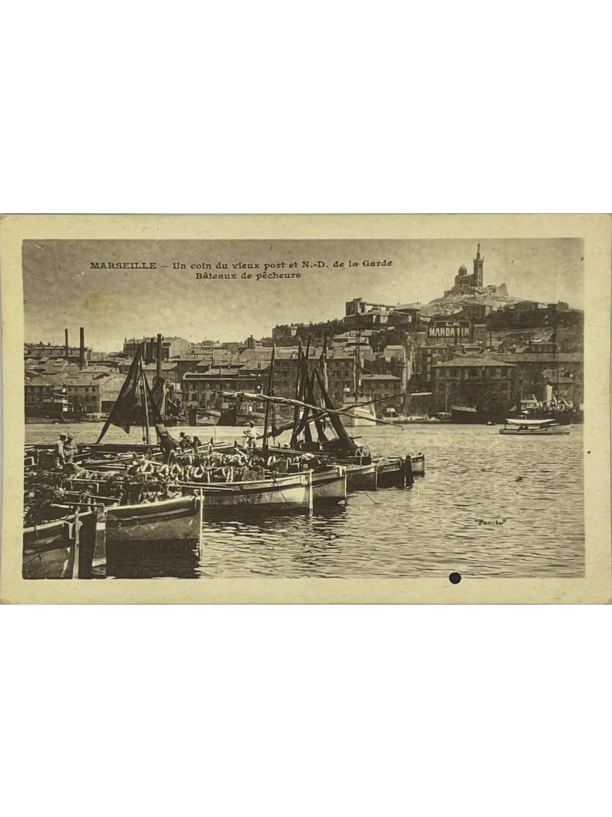 Recto de la carte postale