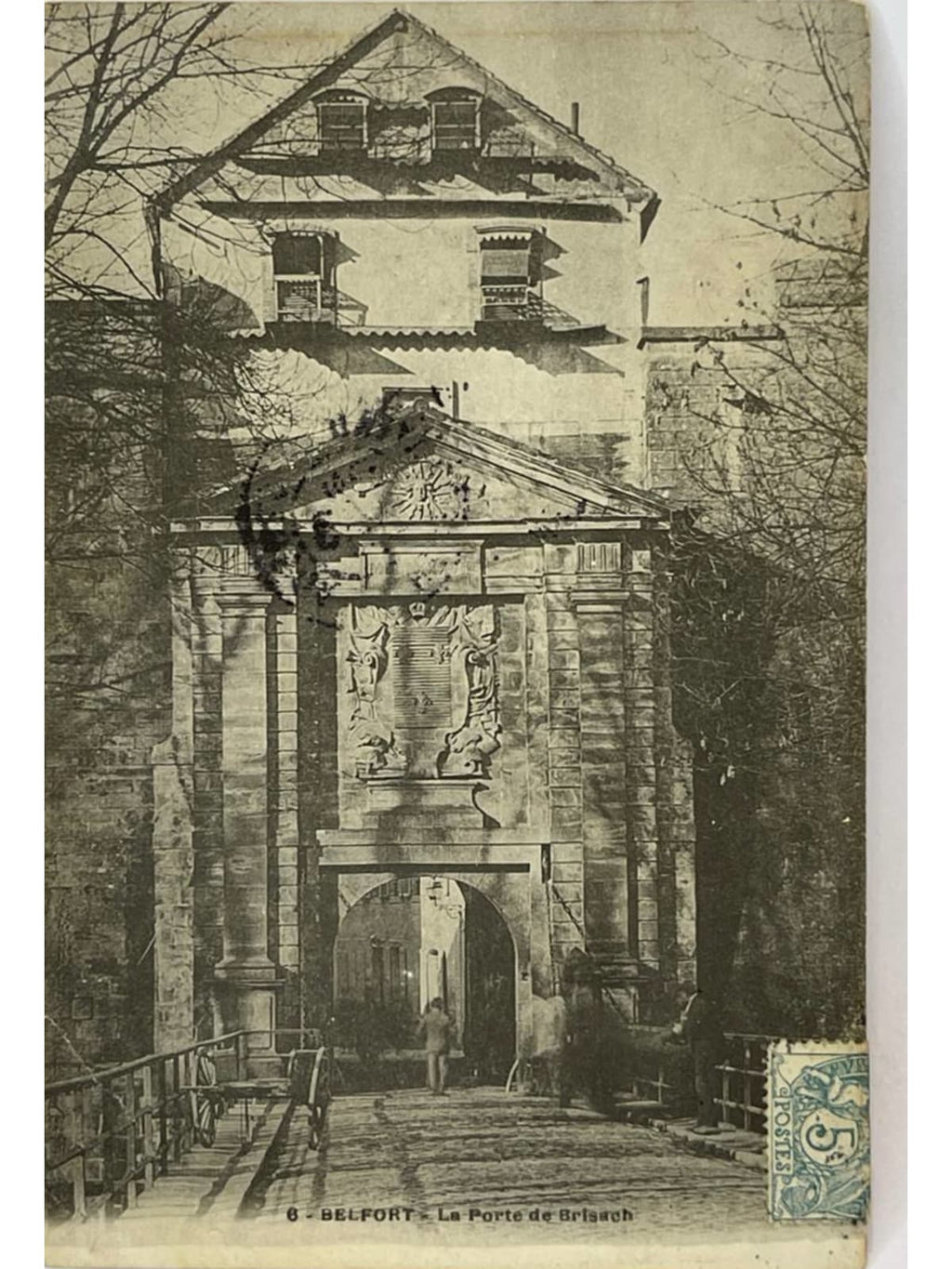 Recto de la carte postale