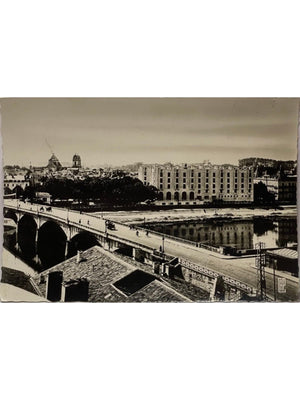 Dax – Vue générale, pont sur l'Adour et Hôtel Splendid – Réal-Photo