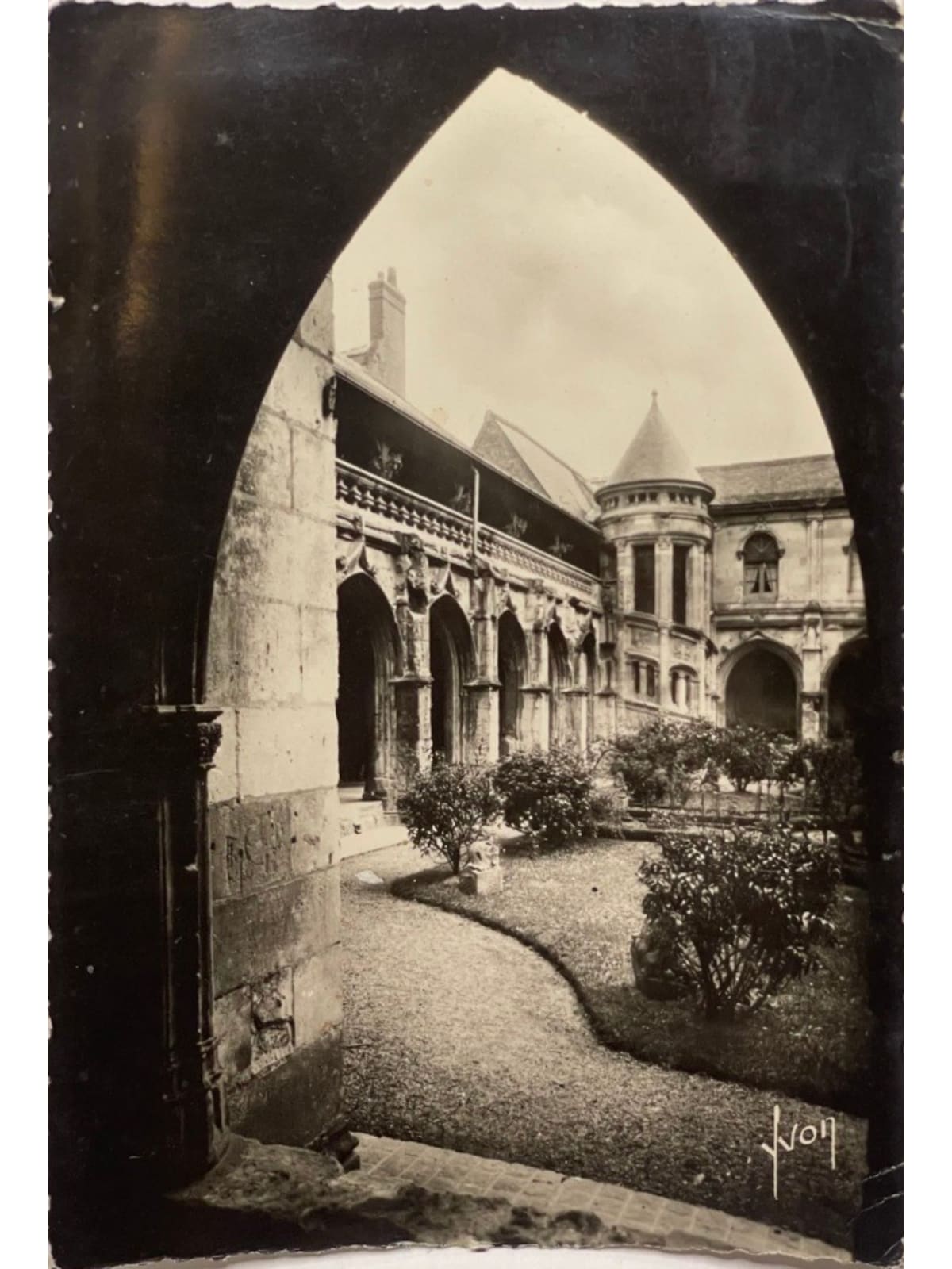 Recto de la carte postale