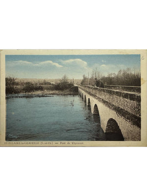 Saint-Hilaire-la-Gravelle – Pont de Vilprovert – CPSM CIM