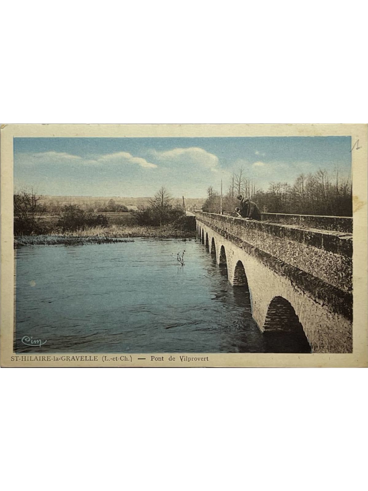 Recto de la carte postale