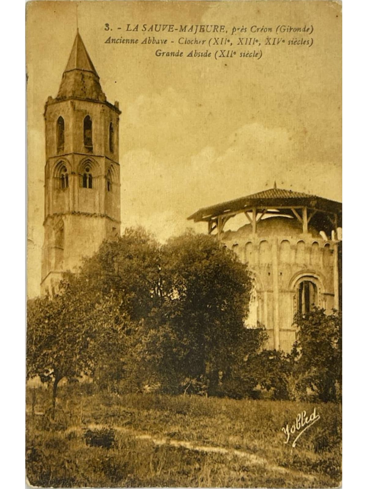 Recto de la carte postale