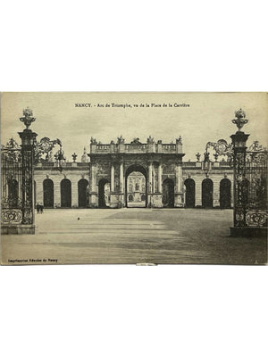 Nancy – Arc Héré vu de la place de la Carrière – CPA ancienne