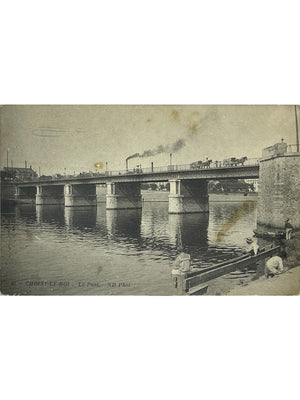 Carte postale – Choisy-le-Roi – Le pont sur la Seine, vue animée – N.D. Phot. n°49