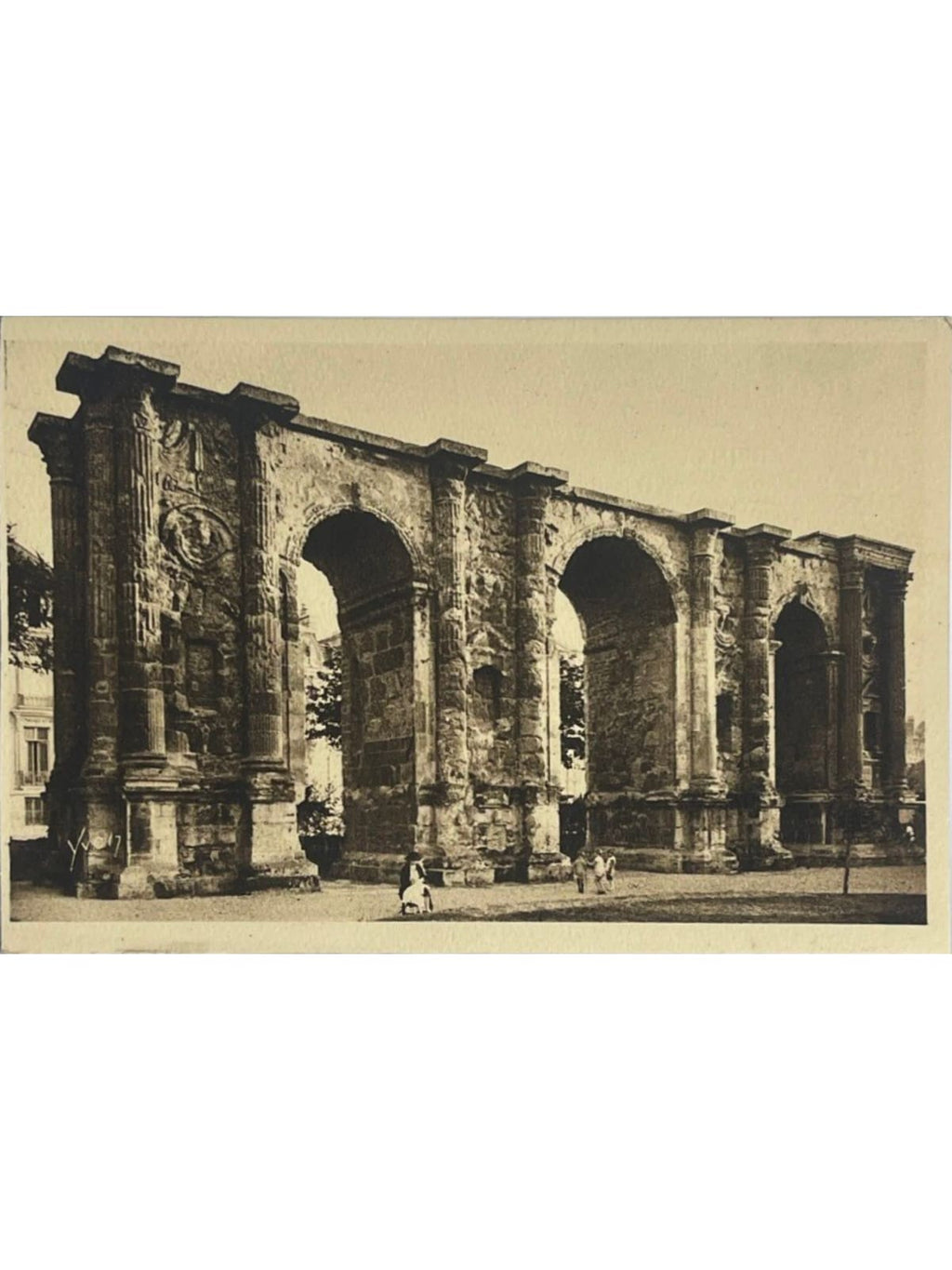 Recto de la carte postale