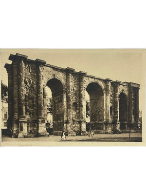 Reims (Marne) – Porte Mars, époque gallo-romaine – CPA Yvon n°14