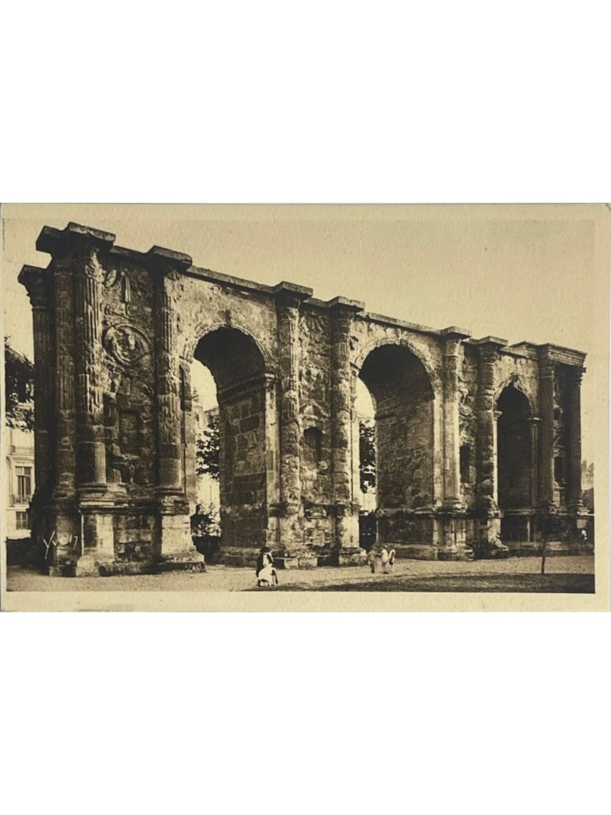 Recto de la carte postale