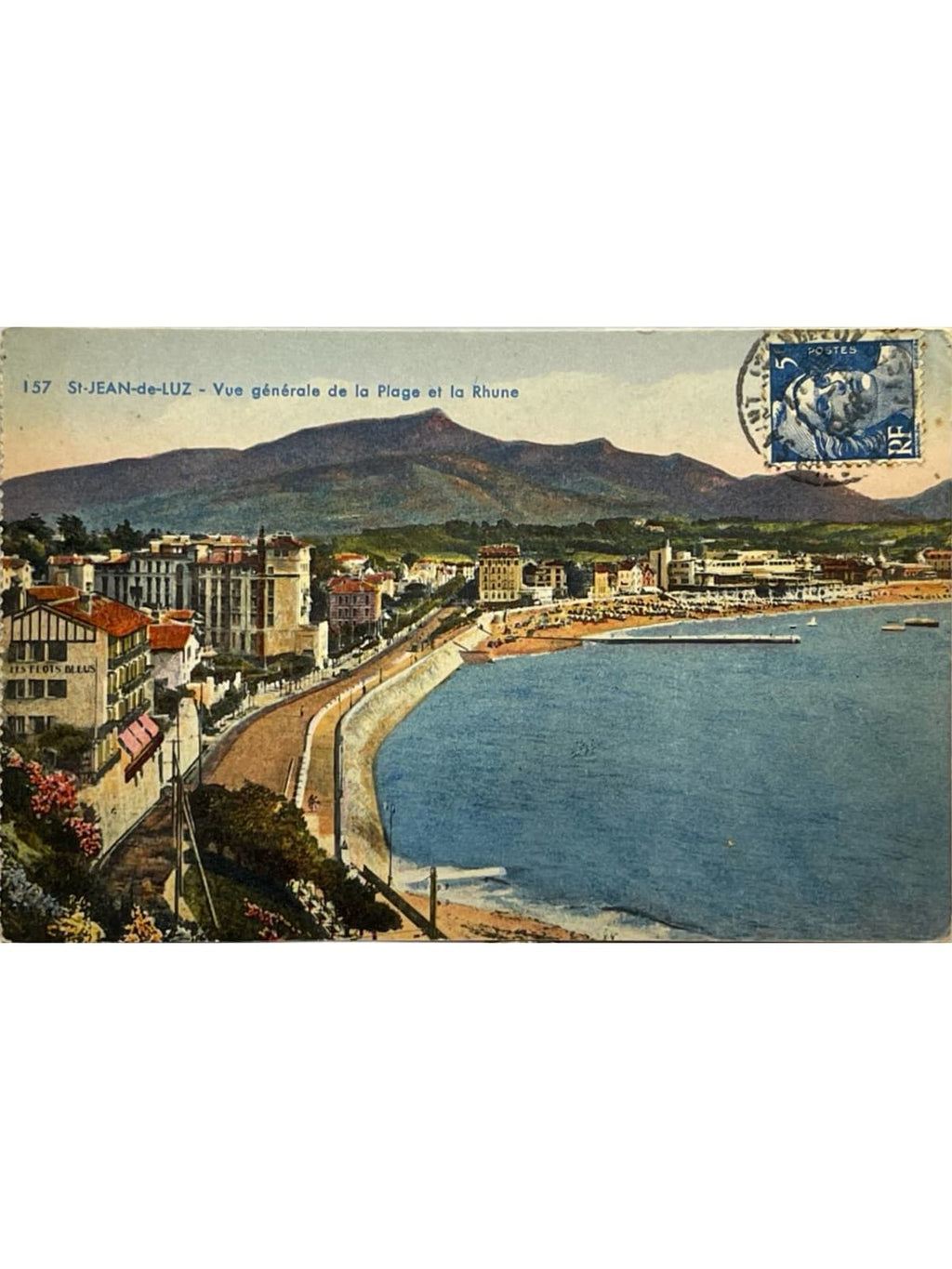 Recto de la carte postale