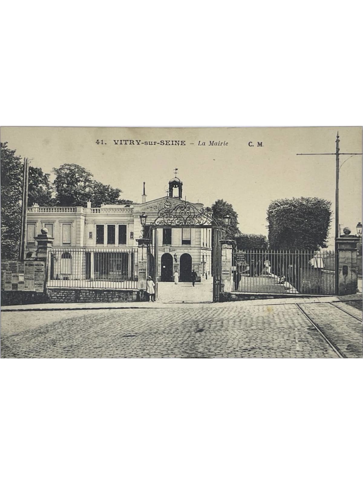 Recto de la carte postale