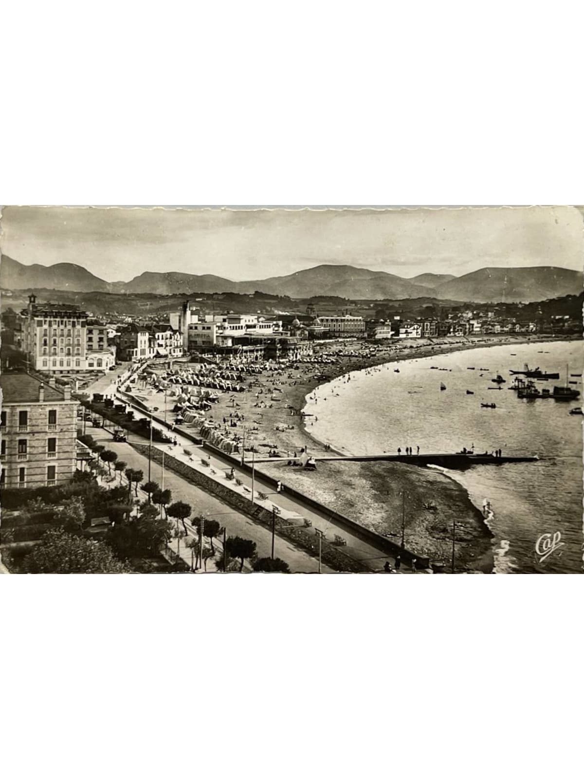 Recto de la carte postale