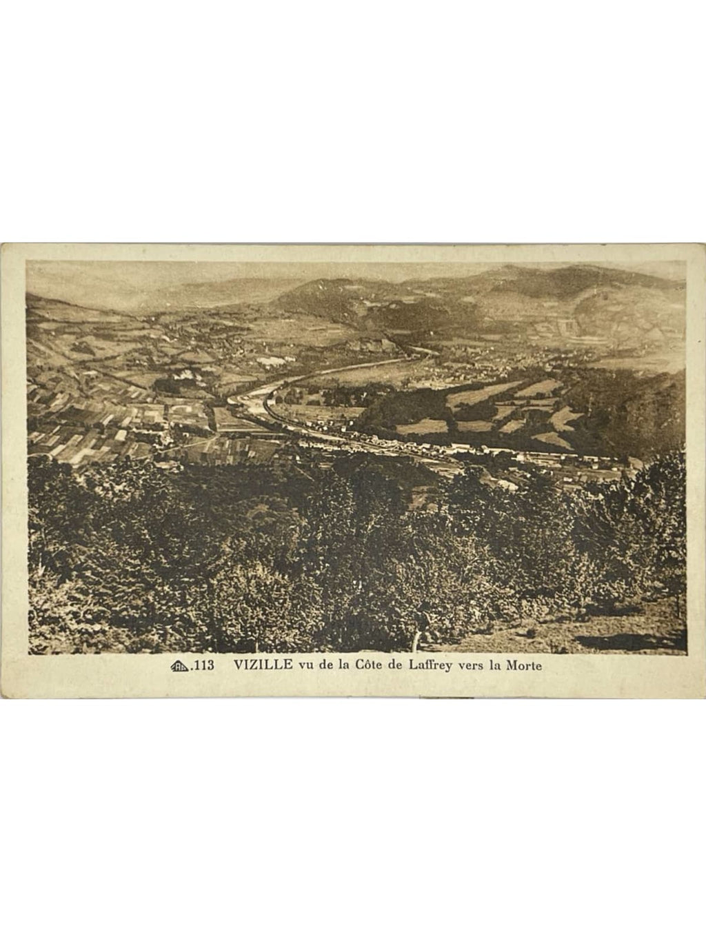 Recto de la carte postale