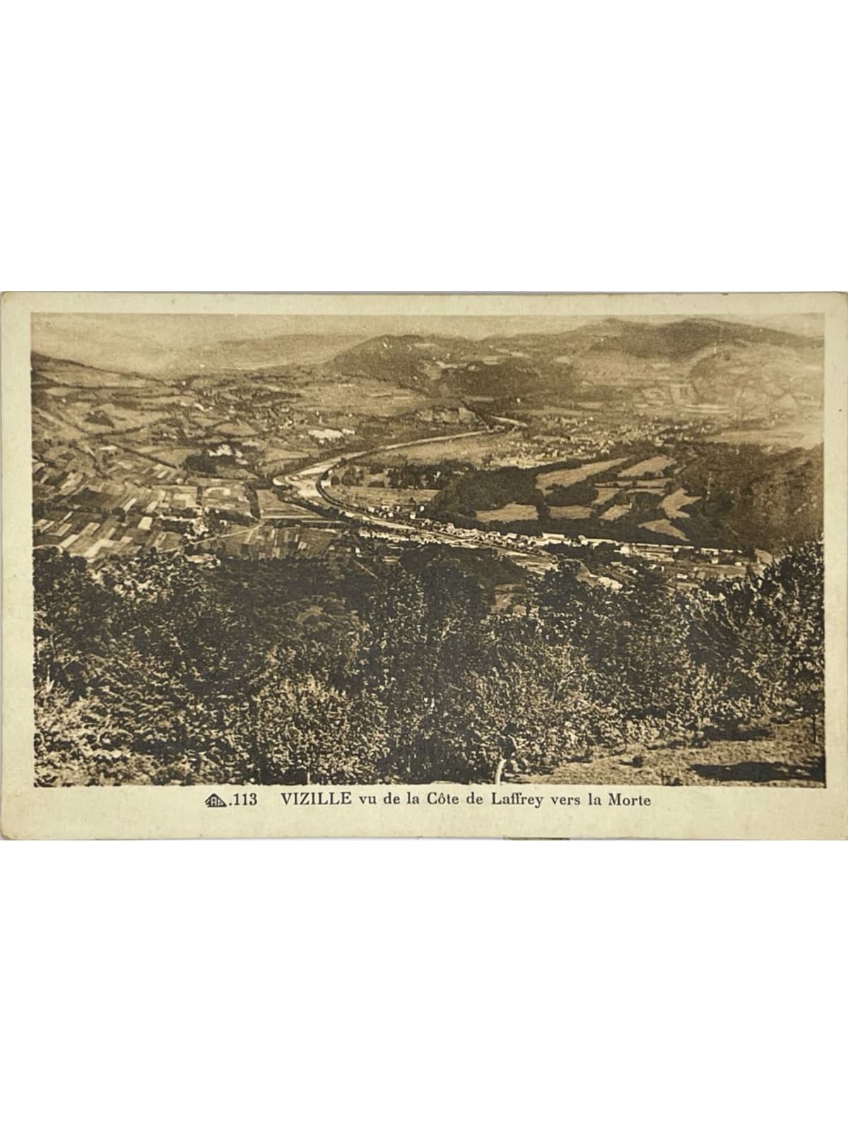 Recto de la carte postale