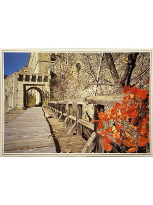 Carte postale – Fort de Tournoux – Entrée principale – Vallée de l'Ubaye