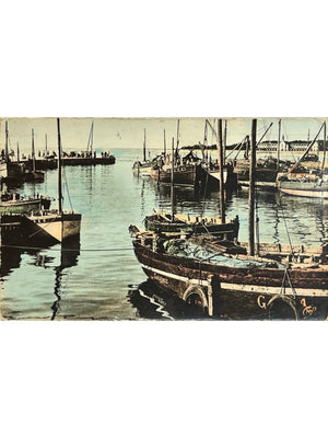 Le Croisic – Le port à marée haute et les bateaux – CPSM n°37