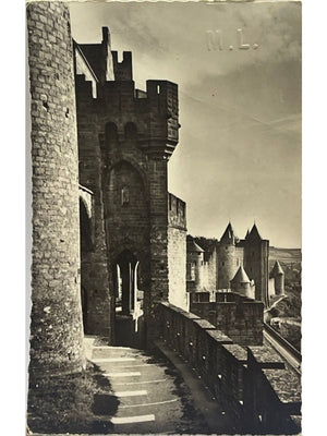 Carcassonne – Cité et porte d'Aude – CPSM 1959
