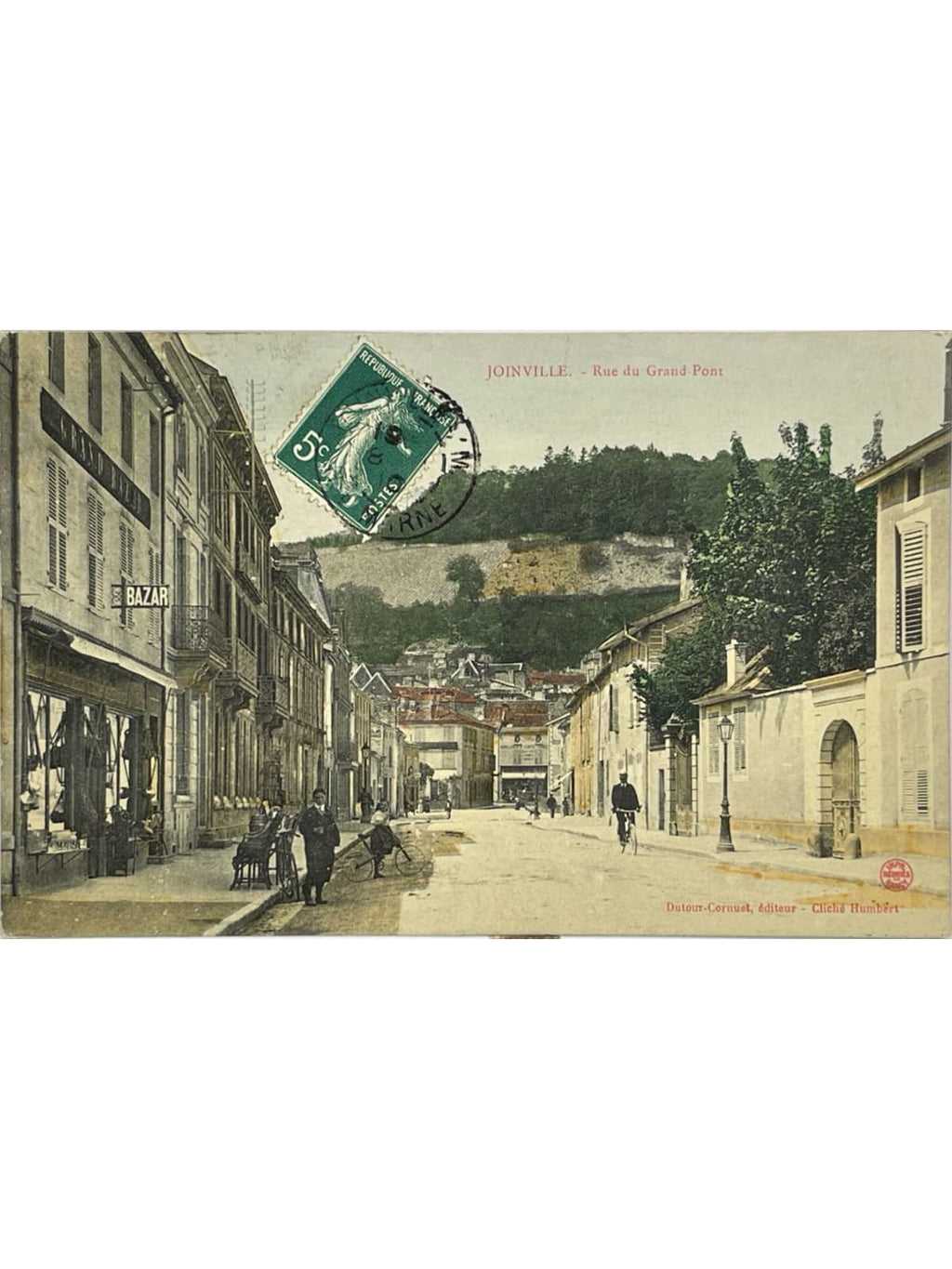 Recto de la carte postale