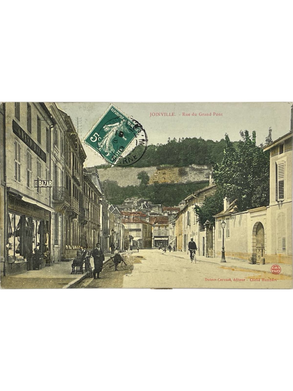 Recto de la carte postale