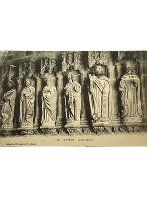 Larmor-Plage – Les 12 Apôtres de l'église Notre-Dame – CPA ancienne