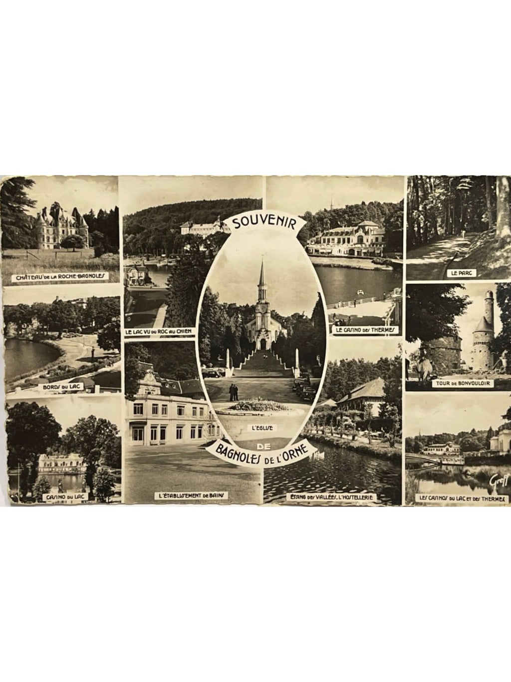 Recto de la carte postale