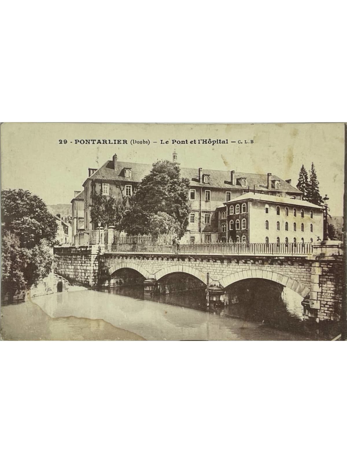 Recto de la carte postale