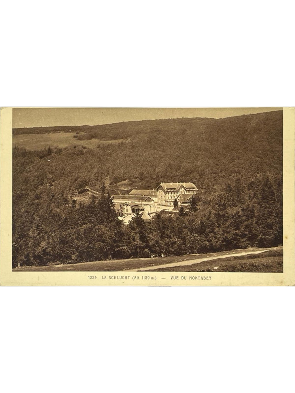 Recto de la carte postale