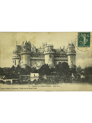 Pierrefonds – Château, côté nord – Photo G. Duclos – CPA 1910