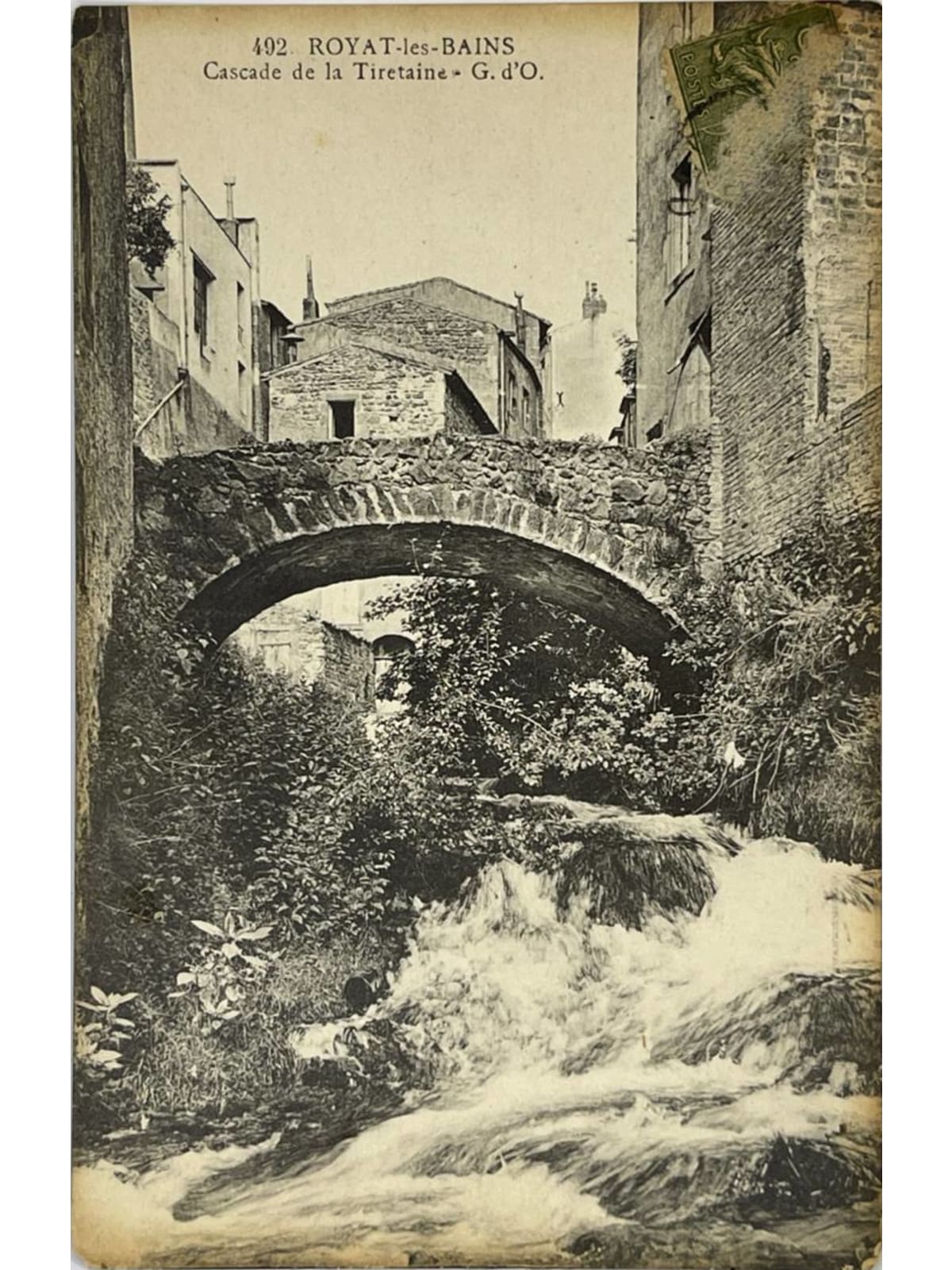 Recto de la carte postale
