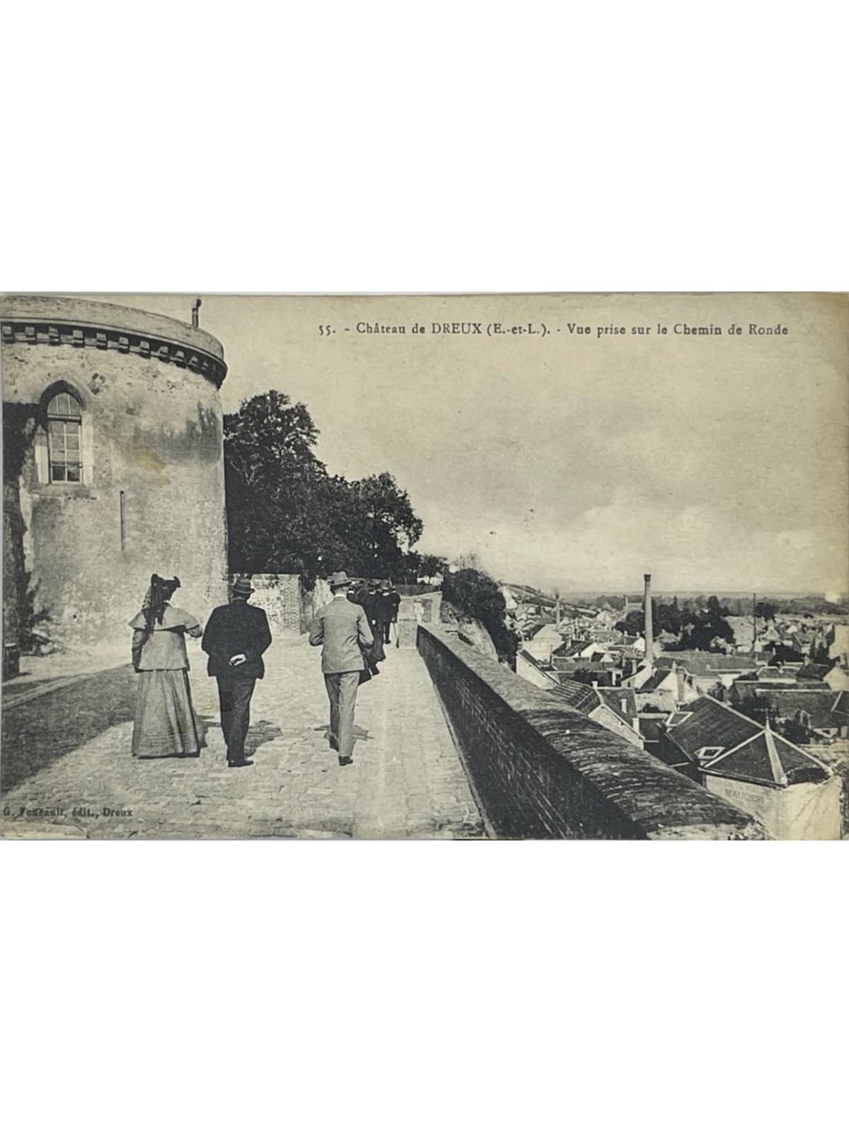 Recto de la carte postale