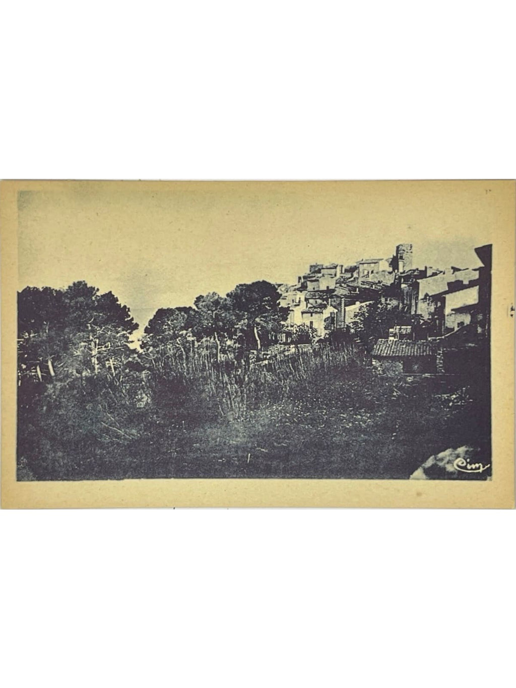 Recto de la carte postale