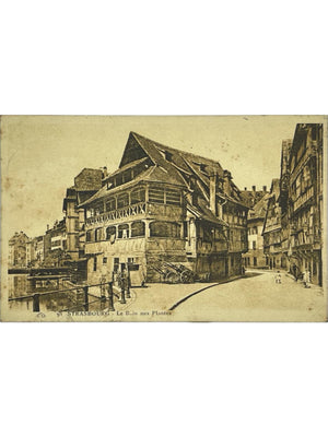 Strasbourg – Le Bain-aux-Plantes et maisons à colombages – CPA n° 98