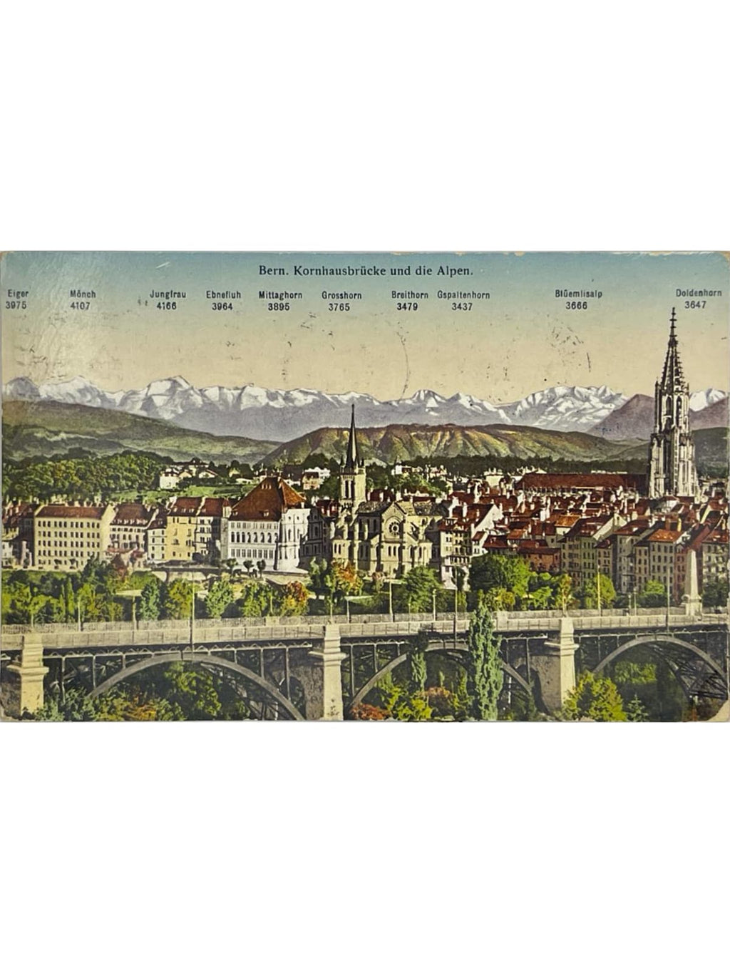Recto de la carte postale