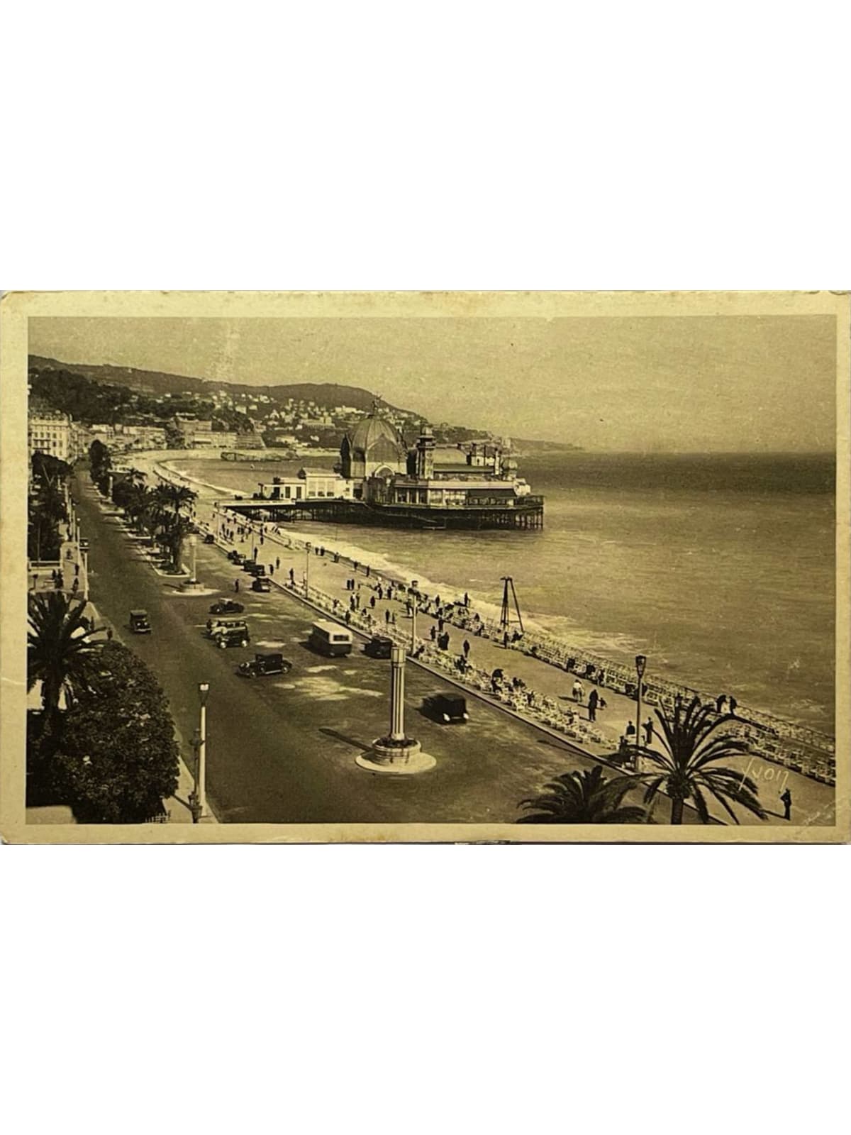 Recto de la carte postale