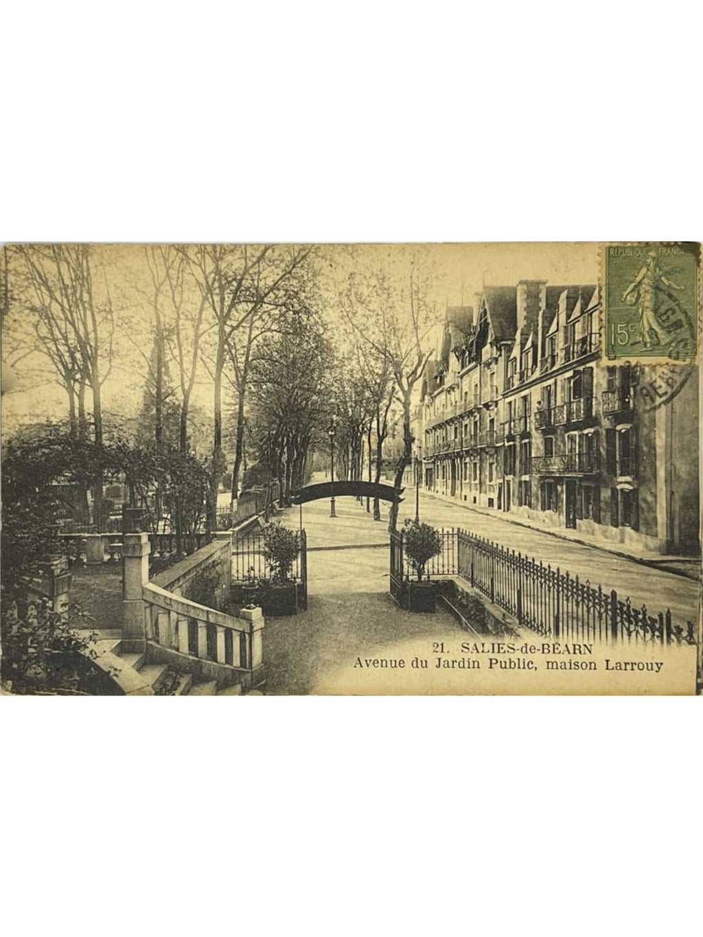 Recto de la carte postale
