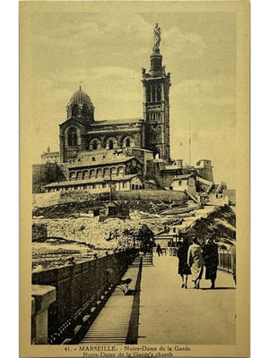 Marseille – Notre-Dame de la Garde – CPA n° 41, Édition La Cigogne