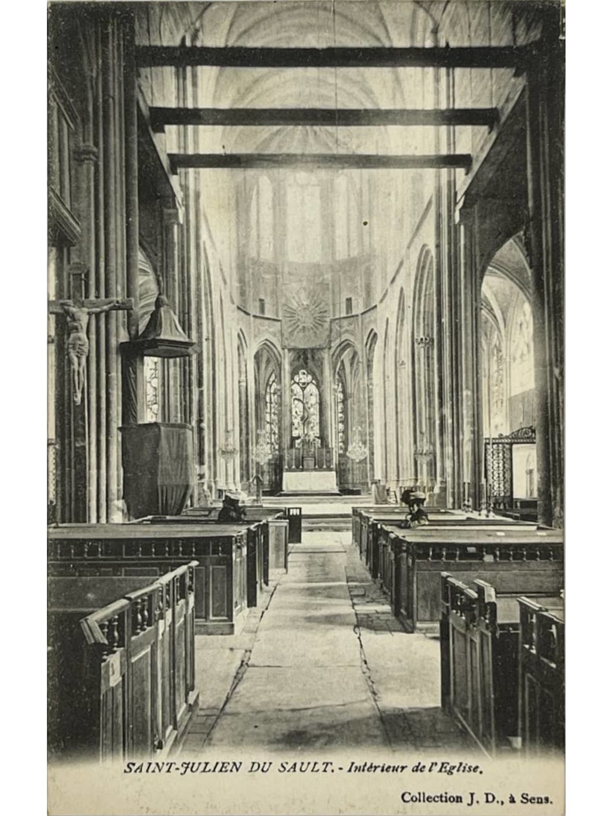 Recto de la carte postale
