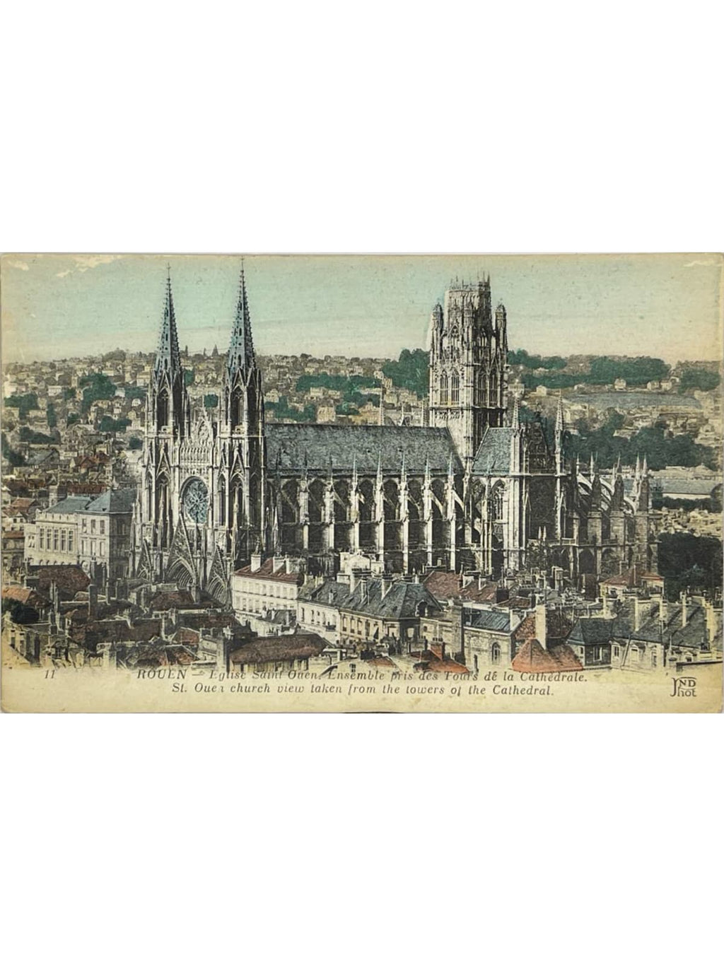 Recto de la carte postale