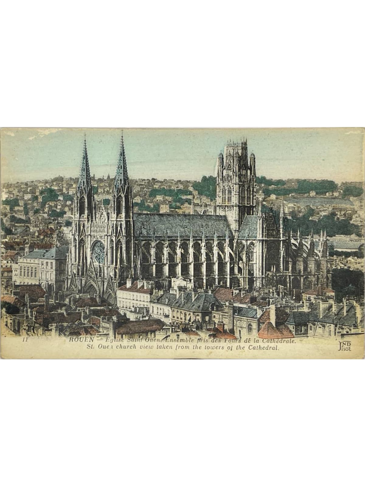 Recto de la carte postale