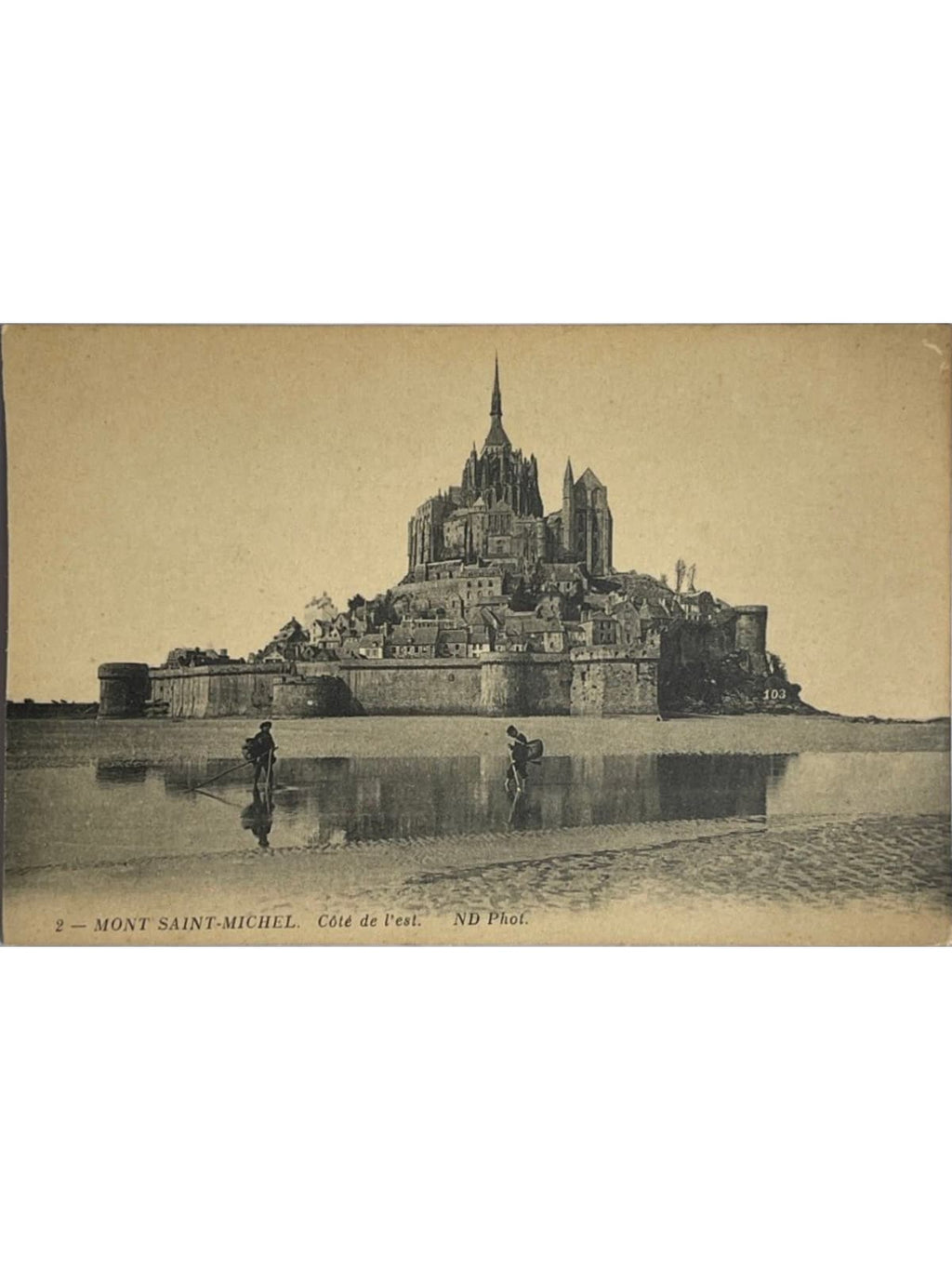 Recto de la carte postale