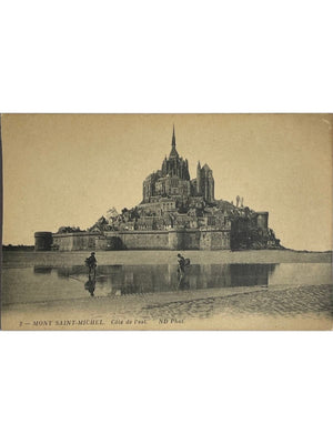 Le Mont-Saint-Michel – Côté de l’est – N.D. Phot. – CPA ancienne