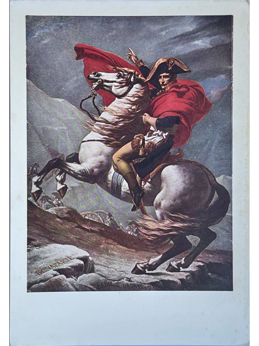 Recto de la carte postale