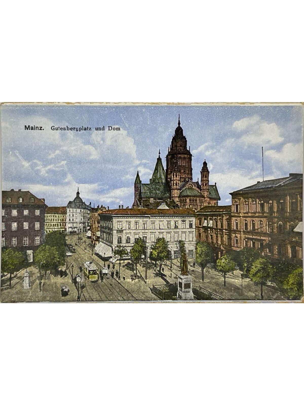 Recto de la carte postale
