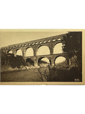 Carte postale – Pont du Gard – Aqueduc romain – Rella-Nice n° 2620