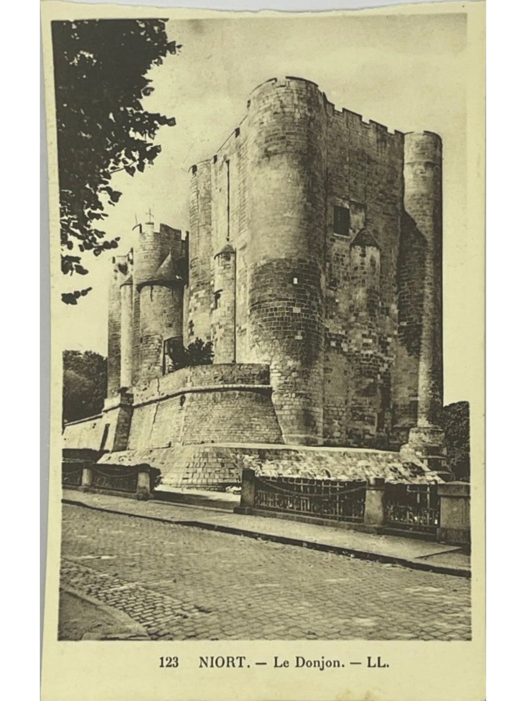 Recto de la carte postale