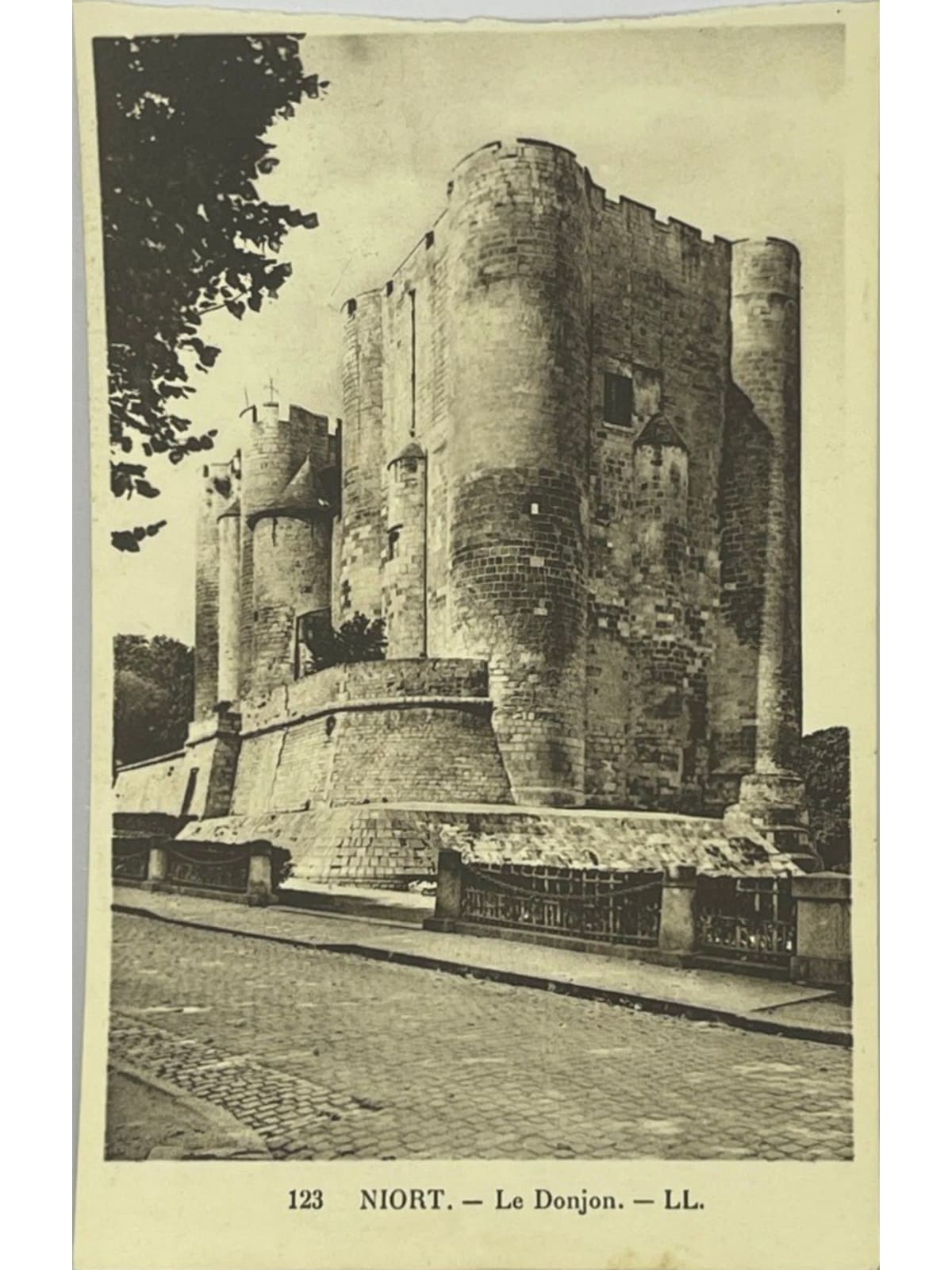 Recto de la carte postale