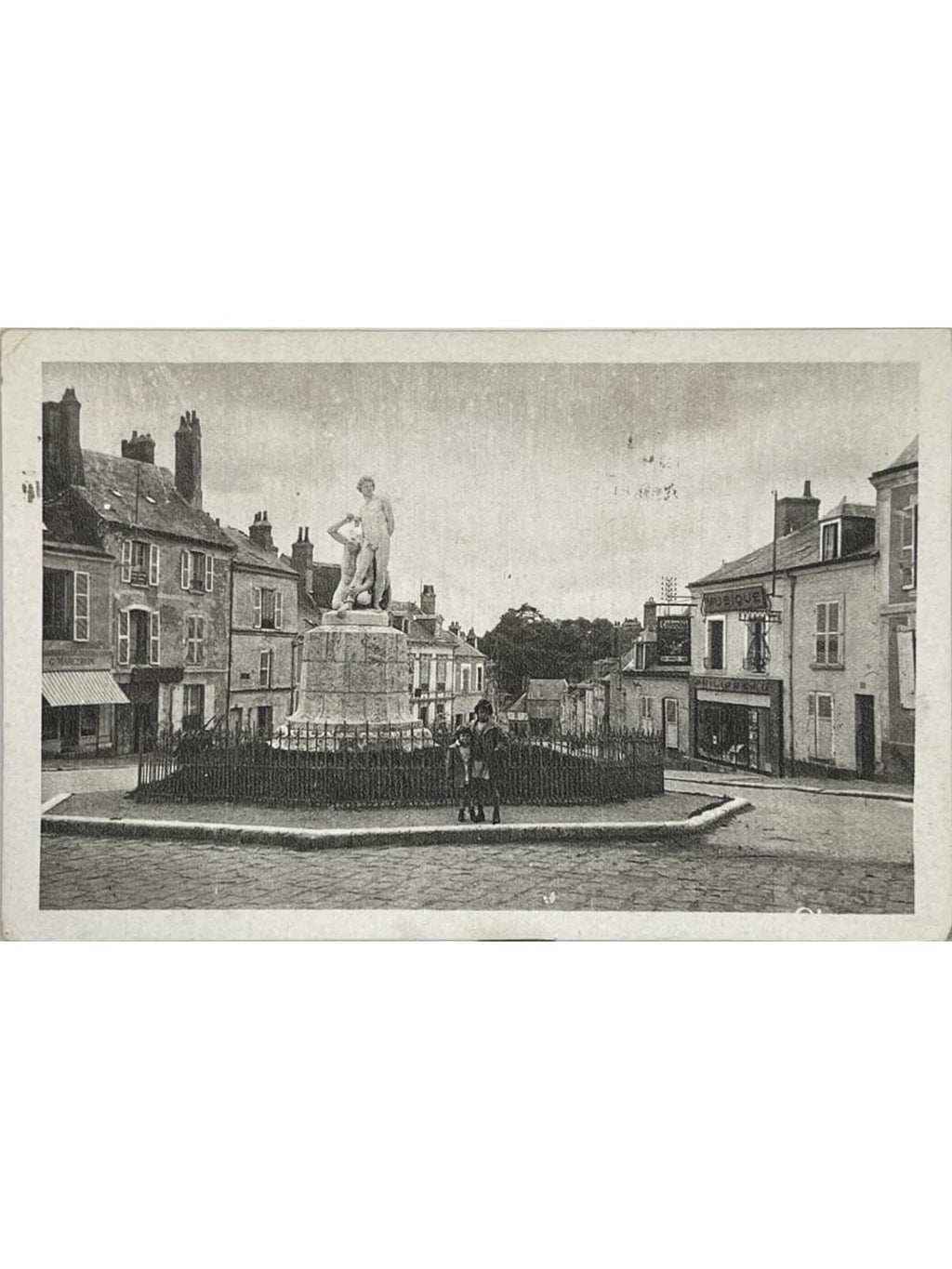 Recto de la carte postale