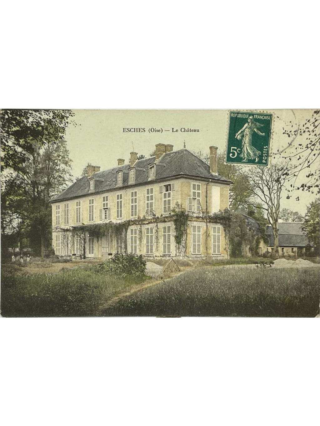 Recto de la carte postale