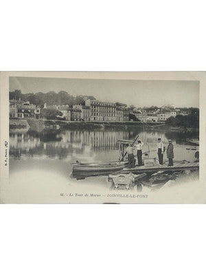 Joinville-le-Pont – Le Tour de Marne, bateaux et ponton – CPA n° 41