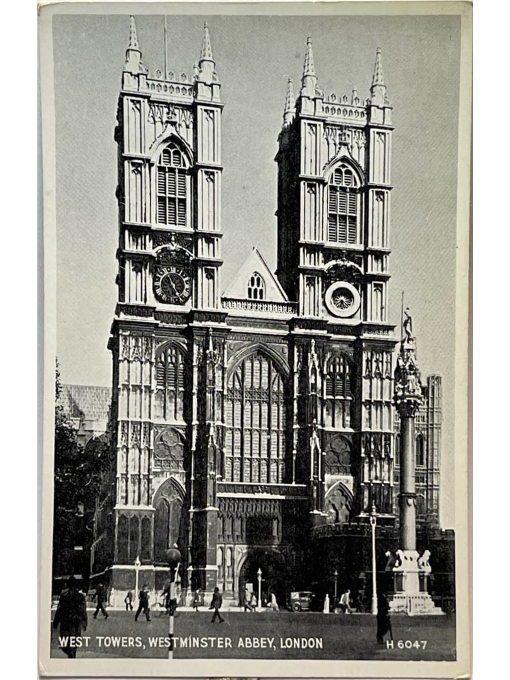 Recto de la carte postale